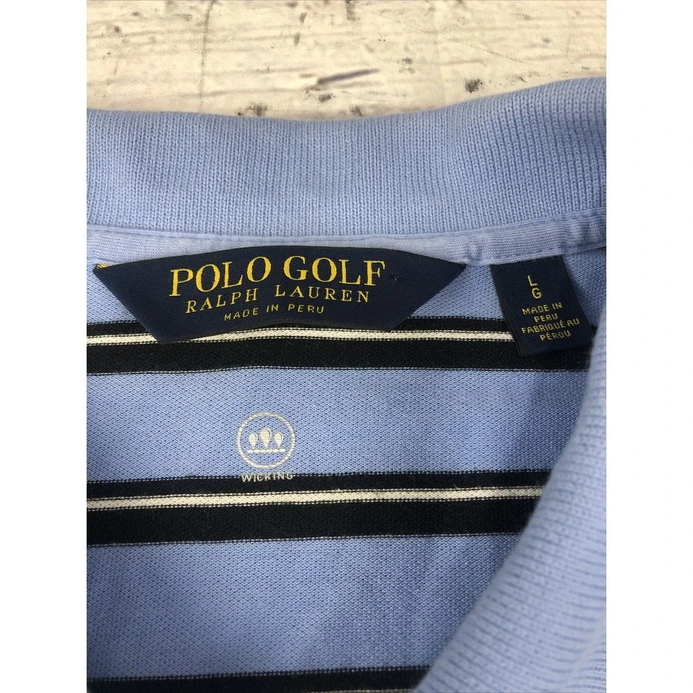 Polo Golf - Polo Ralph Lauren Polo Shirt Striped Men's L  Big Pony Pink